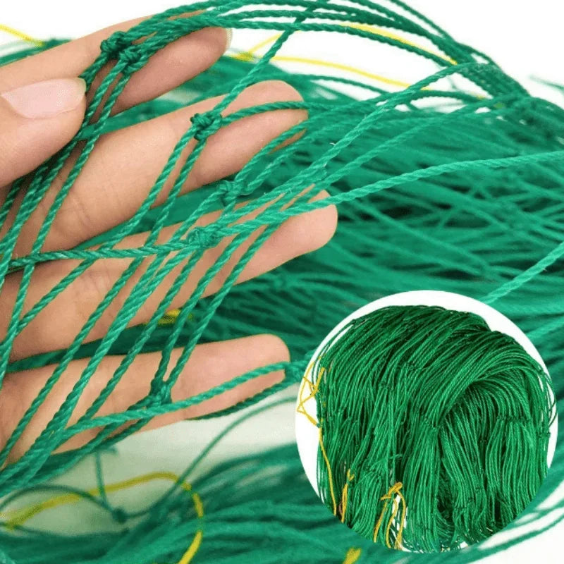 Heavy-Duty Garden Trellis Netting with Square Mesh – Polyester Grow Net for Climbing Plants & Vegetables