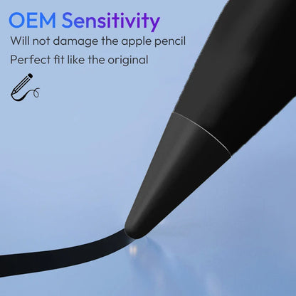 Replacement Tips for Apple Pencil 1st/2nd Gen – Upgraded Durable Nibs for iPad Pro Pencil