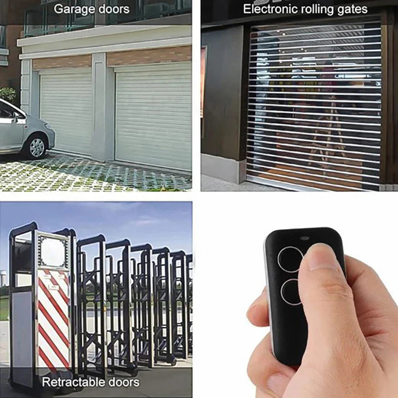 Multifrequency Garage Door Remote Control – 4 Channel Keychain Duplicator for 868, 433, 315, 330, 390 MHz Gates
