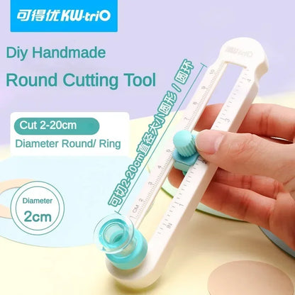 360° Adjustable Round Cutting Knife – DIY Compass Circle Cutter for Scrapbooking & Paper Crafts