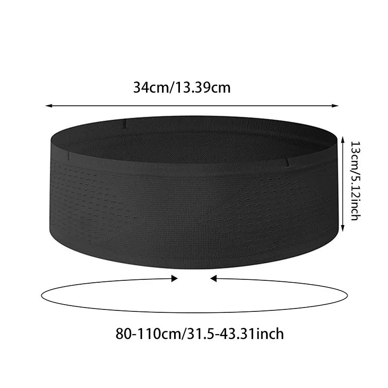 Seamless Running Waist Bag – Lightweight Invisible Gym & Cycling Phone Belt Pouch