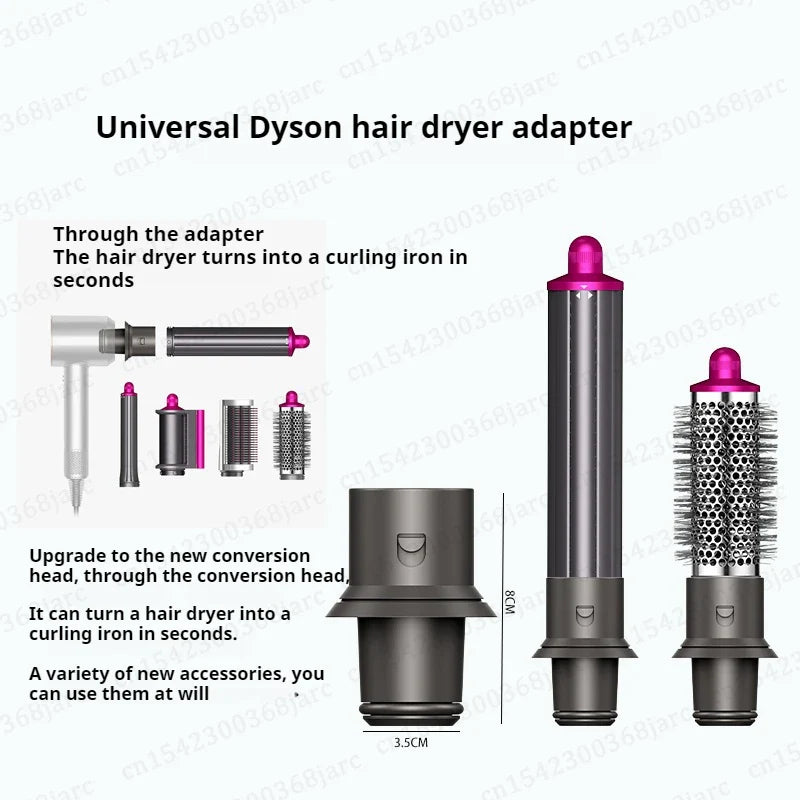 Automatic Curling Nozzle Attachment – Upgraded Hair Dryer Accessory for Dyson Supersonic HD16, HD15, HD08