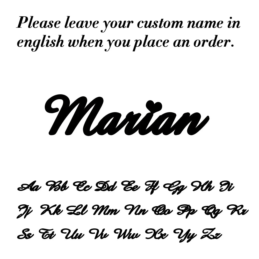 Sipuris Custom Name Brooch - Stainless Steel Trendy Pins for Women & Men, Nameplate Jewelry, Valentine's Day Gift