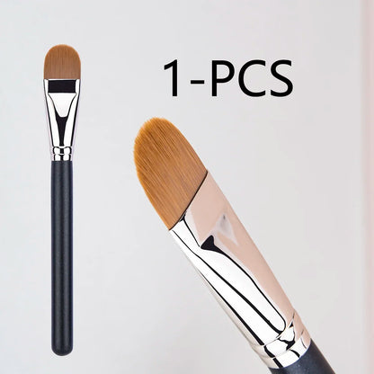 Ultra Thin Foundation Brush – Lightweight Flat Contour Brush for Blending Foundation, Cream, and Makeup