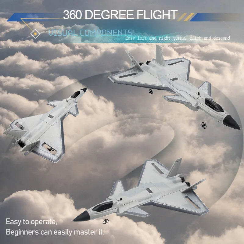 RC SU-35 Foam Fighter Jet – 2.4G Remote Control Glider Airplane Toy for Kids & Boys