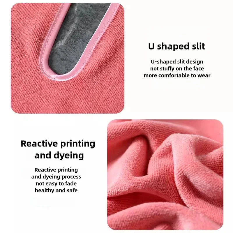 U-Shape Microfiber Towel — Salon Spa Facial & Neck Treatment Cosmetic Accessory