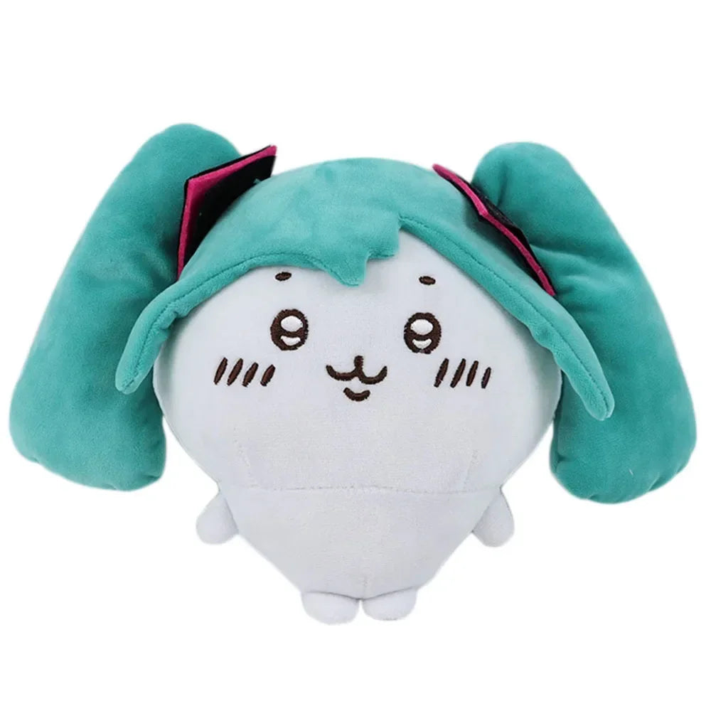 Cartoon Fit Hatsune & Chiikawa USAGI Plush Doll – Kawaii Bag Pendant Toy for Girls’ Holiday Gift