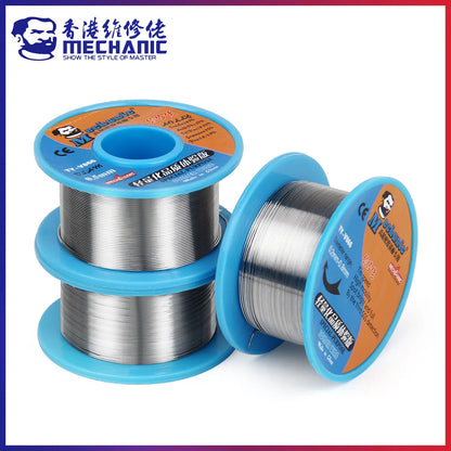 MECHANIC TY-V866 Solder Wire – 40g Mild Rosin Core, 183℃ Melting Point, 0.2–0.8mm High Purity Environmental Welding Flux for Iron & Cable