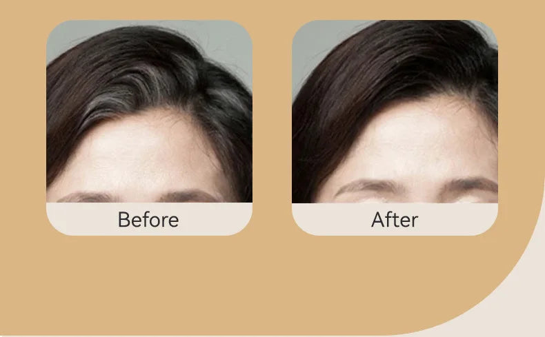 4-Color Hair Dye Touch-Up Pen — Convenient Cream Stick for Covering White Hair, Disposable Local Hair Coloring