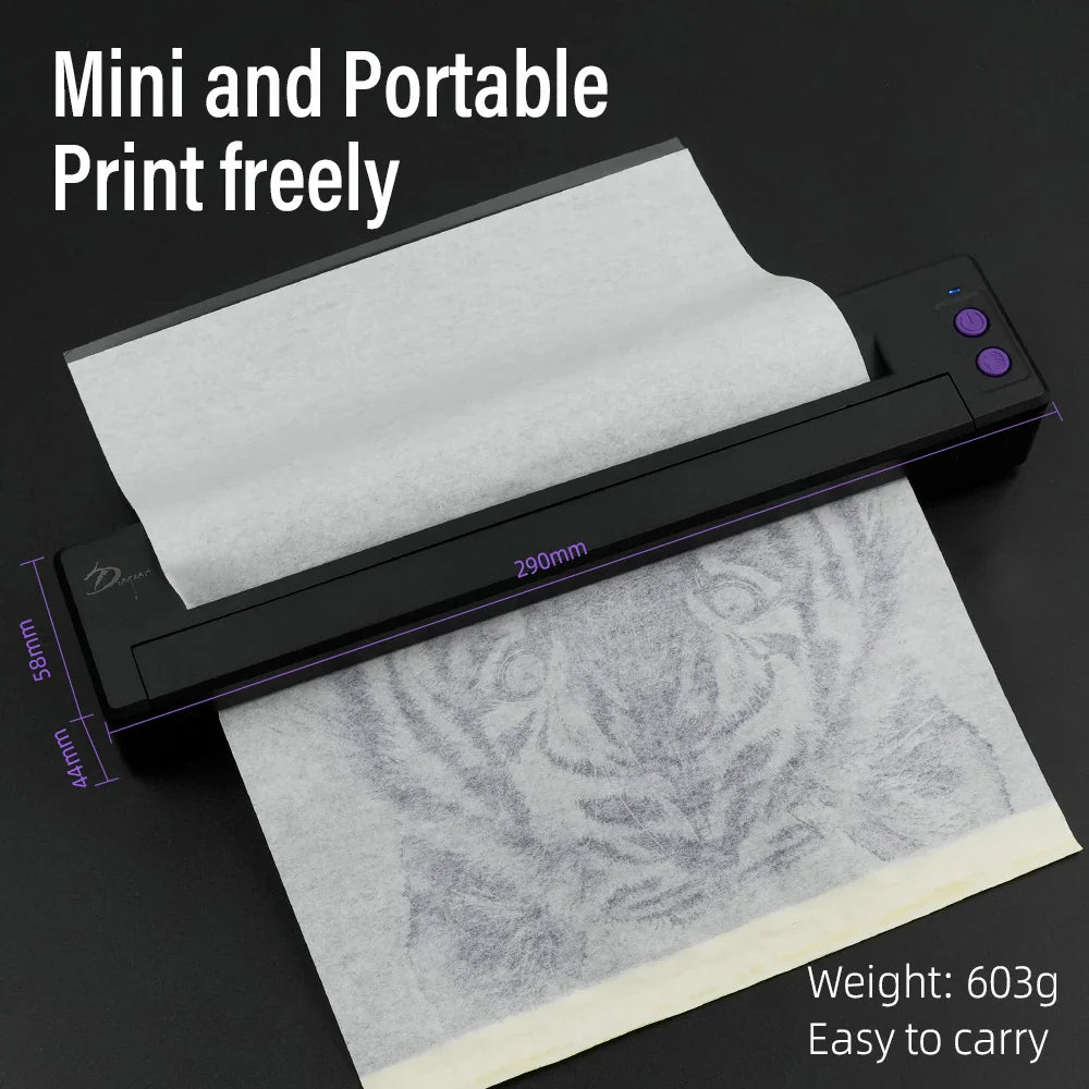 P19 Wireless Tattoo Stencil Printer – Fast Portable Transfer Machine for Small Business Use