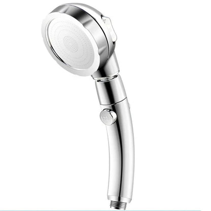 360° Rotating Handheld Shower Head – 3 Spray Modes with ON/OFF Pause Switch & Adjustable Water-Saving Design