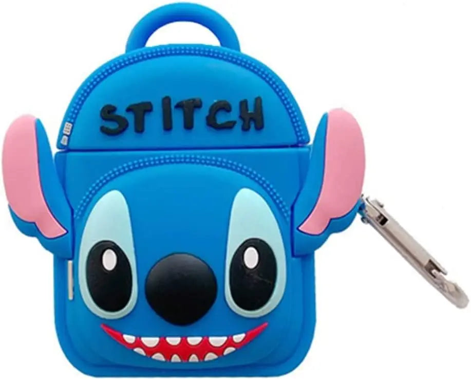 Backpack Stitch Silicone Case for AirPods 1/2/3/4 & Pro/Pro 2 — Cute Protective Earphone Cover