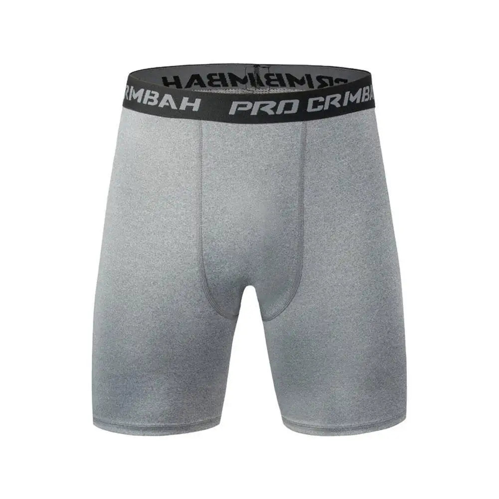 Men’s Compression Leggings — Quick-Dry Basketball, Running & Training Quarter-Length Sports Fitness Pants