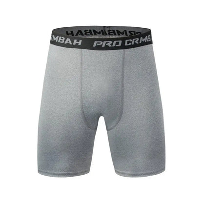 Men’s Compression Leggings — Quick-Dry Basketball, Running & Training Quarter-Length Sports Fitness Pants