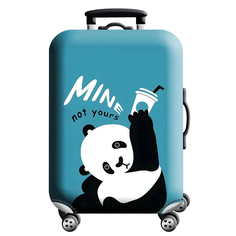 Stretch Fabric Luggage Cover — Dustproof Suitcase Protector for 18-32 Inch Travel Bags