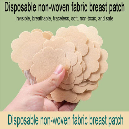 30/50/100PCS Nipple Stickers – Adhesive Chest Bra Pads, Boob Sticky Pads & Breast Nipple Covers for Pantyhose (NYP01)