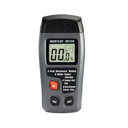 MT10 Digital Wood Moisture Meter - Accurate Hygrometer with Large LCD Display, Wall and Wood Moisture Detector