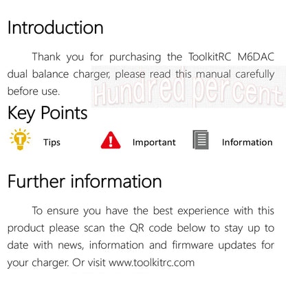 NEW ToolkitRC M6DAC Dual Channel Smart LiPo Battery Charger – 200W AC, 350W DC, 15A for 1-6S LiHV with 65W PD