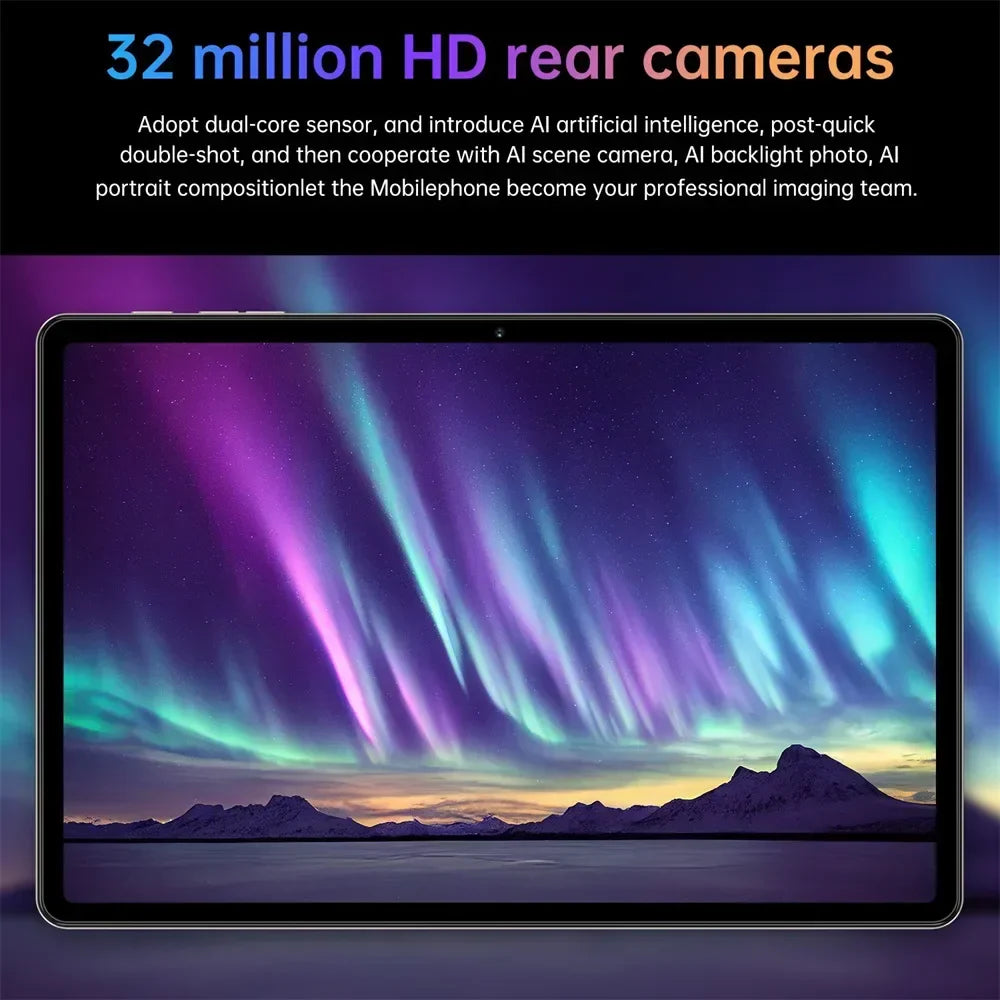 2025 Original Pad 16 Pro 10.1" Android Kids Tablet – 22GB+2TB, 5G Dual SIM, Gaming Tablet with 10000mAh Battery