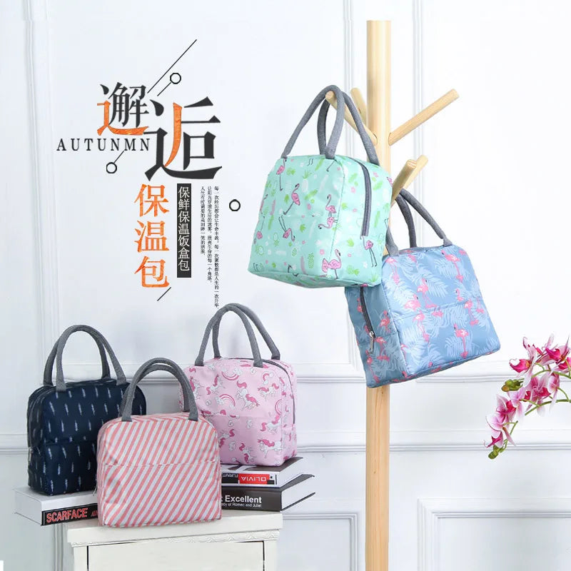 Portable Thermal Lunch Bag – Insulated Large Capacity Lunch Box Storage Bag for Children’s School and Picnic