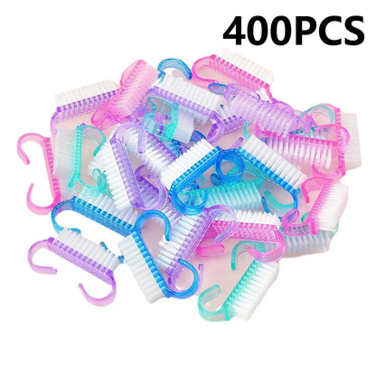 Nail Art Cleaning Brush - Soft Plastic Dust Removal Brush for Manicure Care