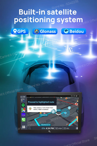 CarlinKit Android 13 AI TV Box – 8-Core Wireless CarPlay & Android Auto with Split Screen, 64G/128G for Netflix, YouTube, Play Store