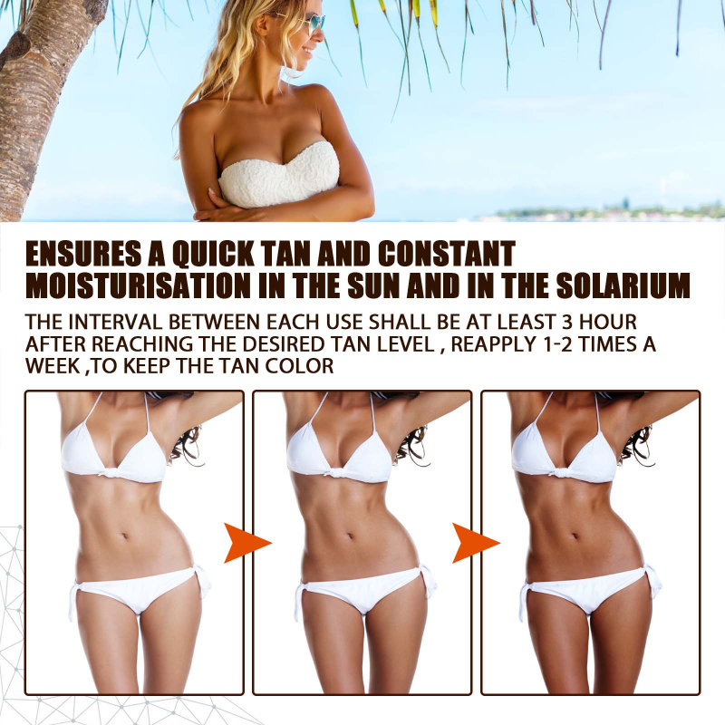 Self Spray Tan Mousse with Natural Tanning Oil — Gradual Face & Body Bronzer, Quick-Dry Moisturizer 30ml
