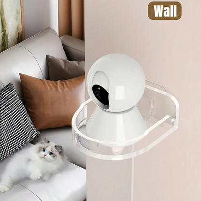 Universal Non-Drilling Wall Mount for CCTV Camera, Durable and Space-Saving Storage Holder