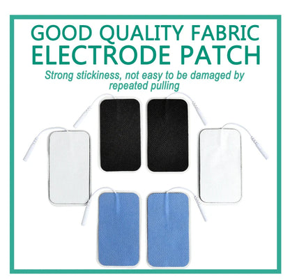 5×9cm Non-Woven Electrode Pads – 2mm Plug for TENS Muscle Stimulator & Acupuncture Machine, Gel Patch Accessories