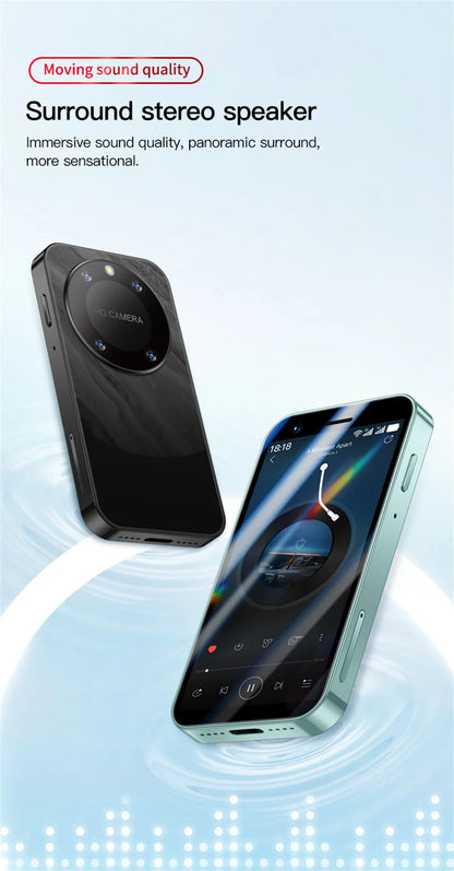 SOYES F8 Pro Max Mini Android Phone — 3.0" Display, 1GB RAM, 16GB ROM, Dual SIM, 3G, Play Store Compatible Small Smartphone
