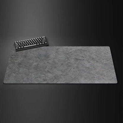 Gray Texture XXL Gaming Mouse Pad – Large 90x40cm Rubber Anti-Slip Desk Mat for Computer Office and Gaming