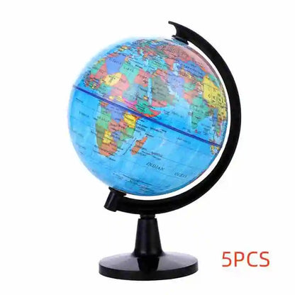 10.6cm HD World Globe for Kids & Adults – 360° Discovery Learning Ball, English Teaching Globe for Ages 6-12