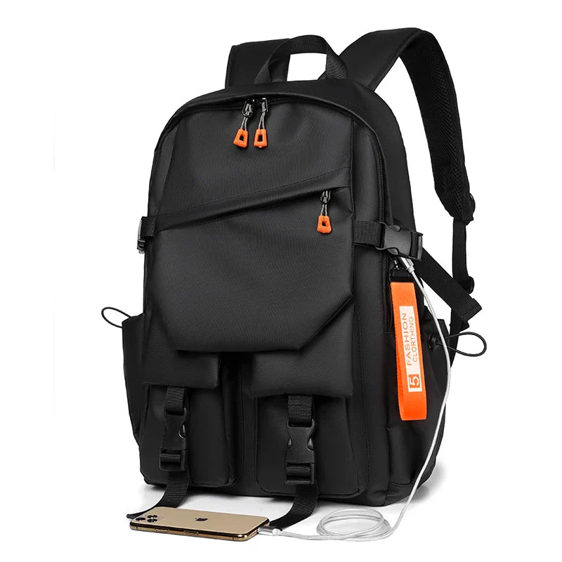 Luxury Men’s Backpack — High-Quality 15.6" Laptop Bag, Waterproof Travel & School Backpack, High-Capacity Fashion Bag