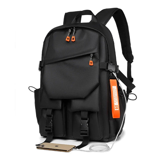 Luxury Men’s Backpack — High-Quality 15.6" Laptop Bag, Waterproof Travel & School Backpack, High-Capacity Fashion Bag