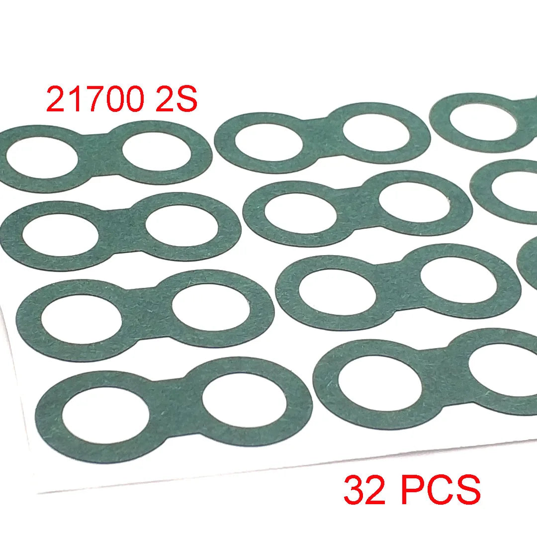 18650/21700/32650 Li-ion Battery Insulation Gasket – Barley Paper Insulating Glue Patch & Electrode Pads for Battery Pack