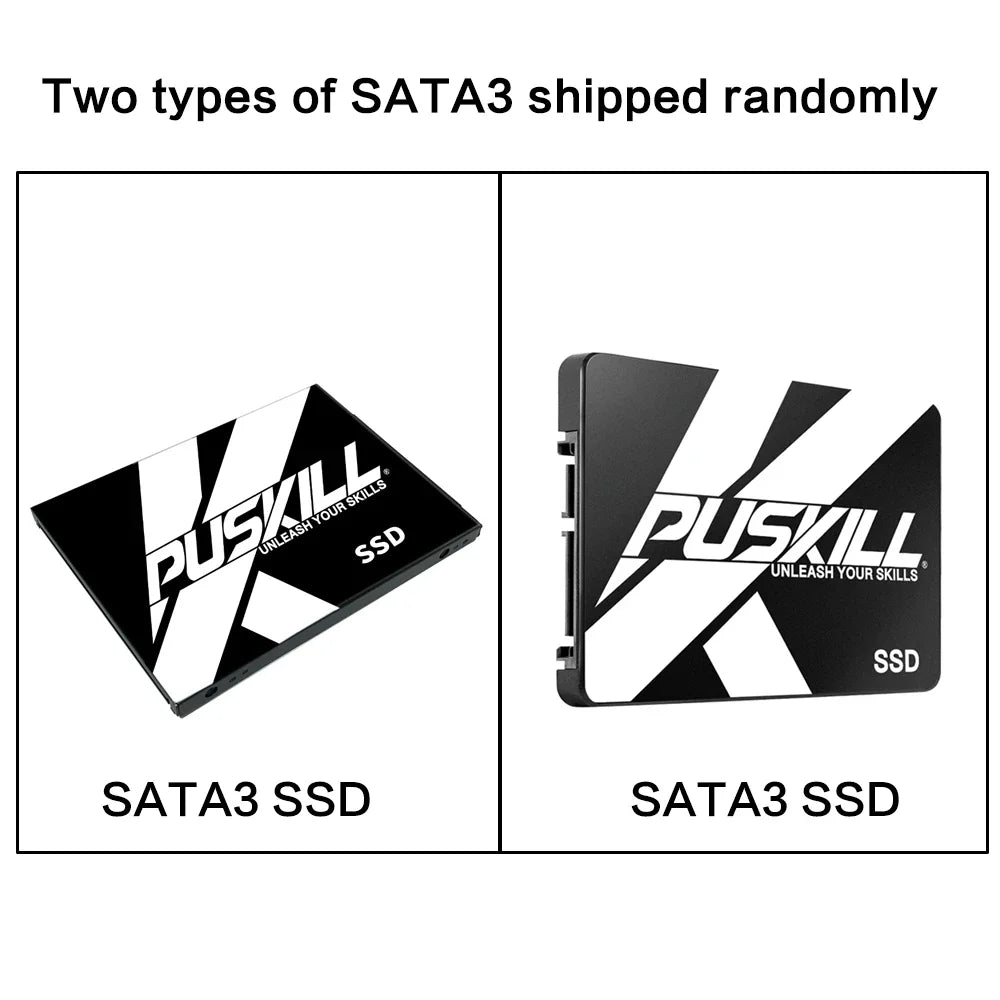 PUSKILL SATA3 SSD – 2.5" Internal Solid State Drive for Laptop & Desktop, Available in 120GB, 256GB, 512GB, 1TB, 2TB   2/2