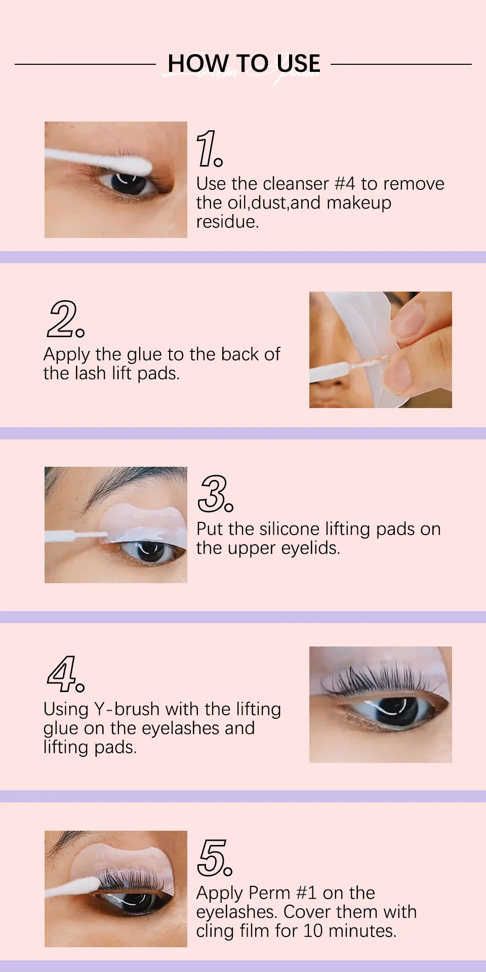 New Lash Lift Kit – Long-Lasting Eyelash Perming Lotion, Fixation Glue, Curly Lash Treatment, Professional Beauty Kit for Salon & Home Use