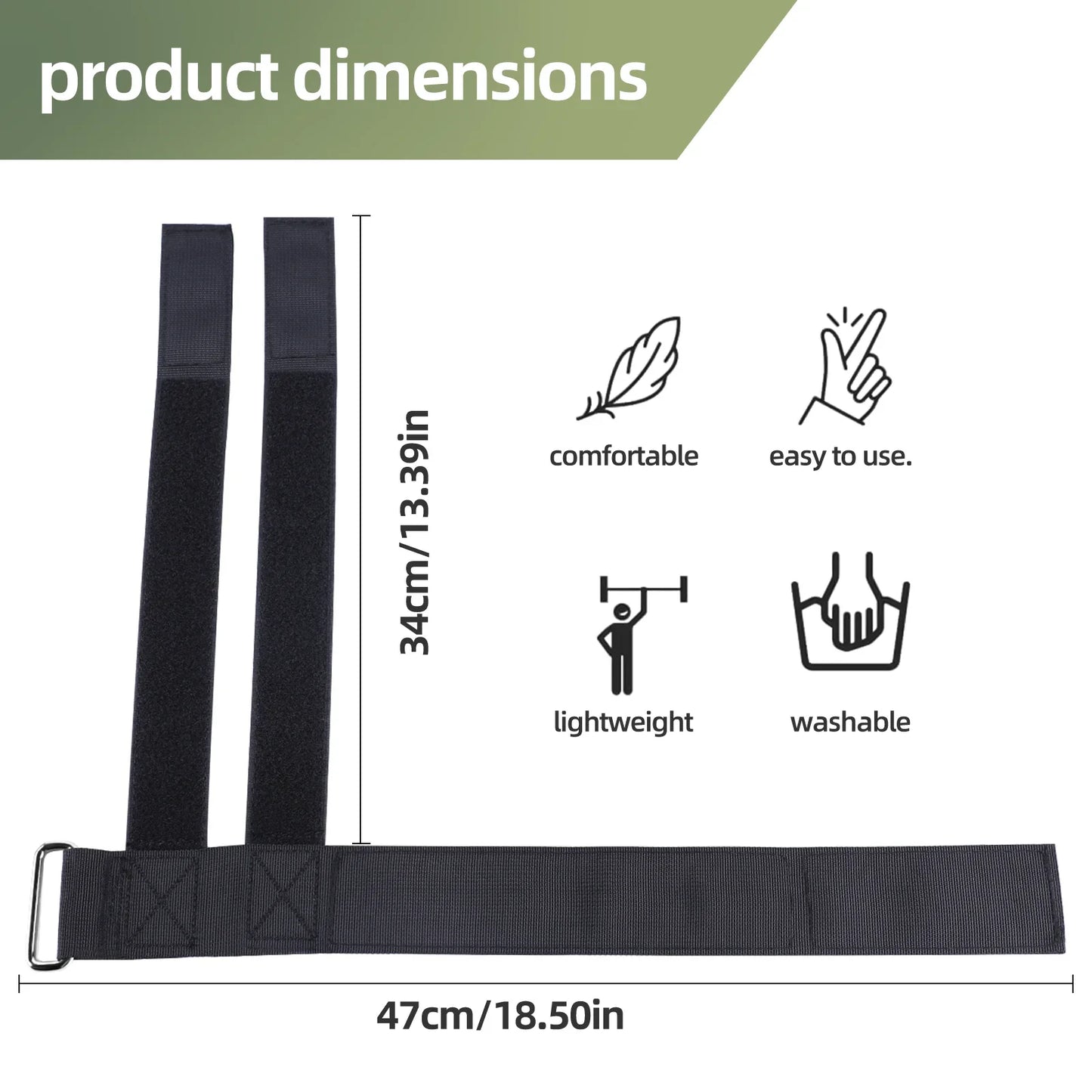 Ankle Weights for Dumbbell Foot Strap Workout - Tibialis Trainer for Knee Raises, Hamstring Lift, Calves, Shins - Fitness Equipment