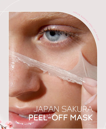 LAIKOU 24K Gold Sakura Peel-Off Face Mask – Anti-Wrinkle, Whitening & Blackhead Removal Skincare