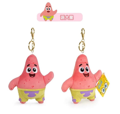 Anime Spongebob SquarePants Plush Toys – Patrick, Squidward, Mr. Krabs & Gary Stuffed Cartoon Toys, Birthday Gift for Kids