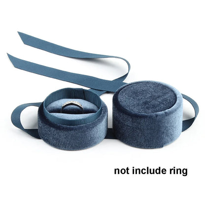 Pink Velvet Bowknot Jewelry Display Box – Necklace & Wedding Accessories Storage