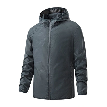 LNGXO Waterproof Hiking Jackets – Sun Protection, Windbreaker, Camping & Climbing Rain Coat, Unisex Portable Outdoor Wear