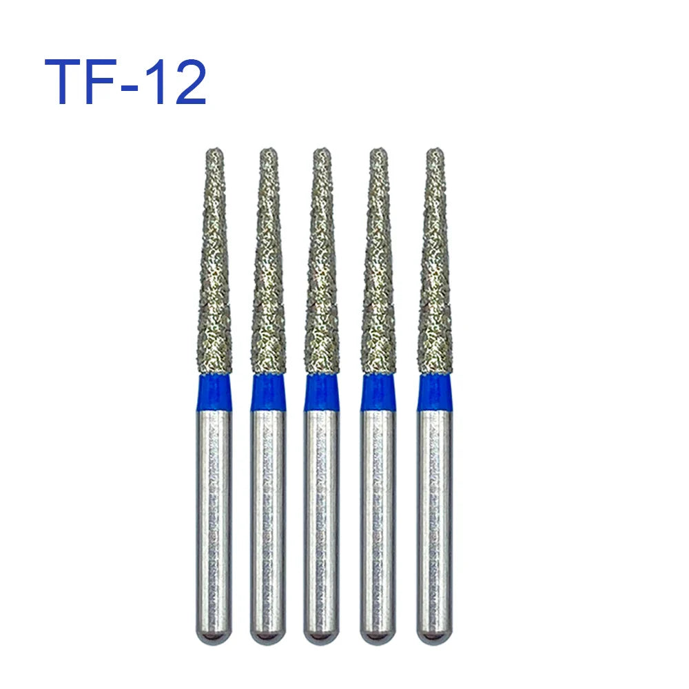 5pcs FG Dia 1.6mm Dental Drills – High-Speed Handpiece Diamond Burs for Teeth Whitening