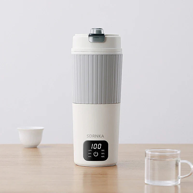 650ml Portable Electric Kettle — Travel Water Boiler with Temperature Control, LED Display Smart Teapot