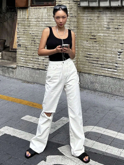 Women’s Camisole Tank Top – Soft Knit Sleeveless Summer Shirt, Tight & Sexy Outerwear Layer