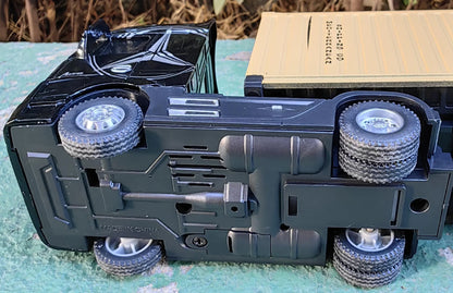 1:50 Large Diecast Alloy Truck Model – Pull-Back Container Toy with Sound & Light for Boys’ Gifts