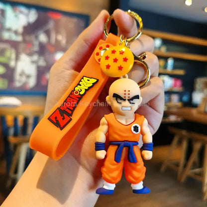 Kawaii Dragon Ball Z Keychain – Super Saiyan Goku, Bulma, Broly, Piccolo & Majin Buu Car Pendant Toy Gift