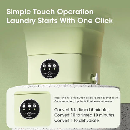 Portable Mini Washing Machine – 4.5L Washer for Socks, Underwear & Panties, Travel & Dorm Use, EU/US/UK/AU Plug