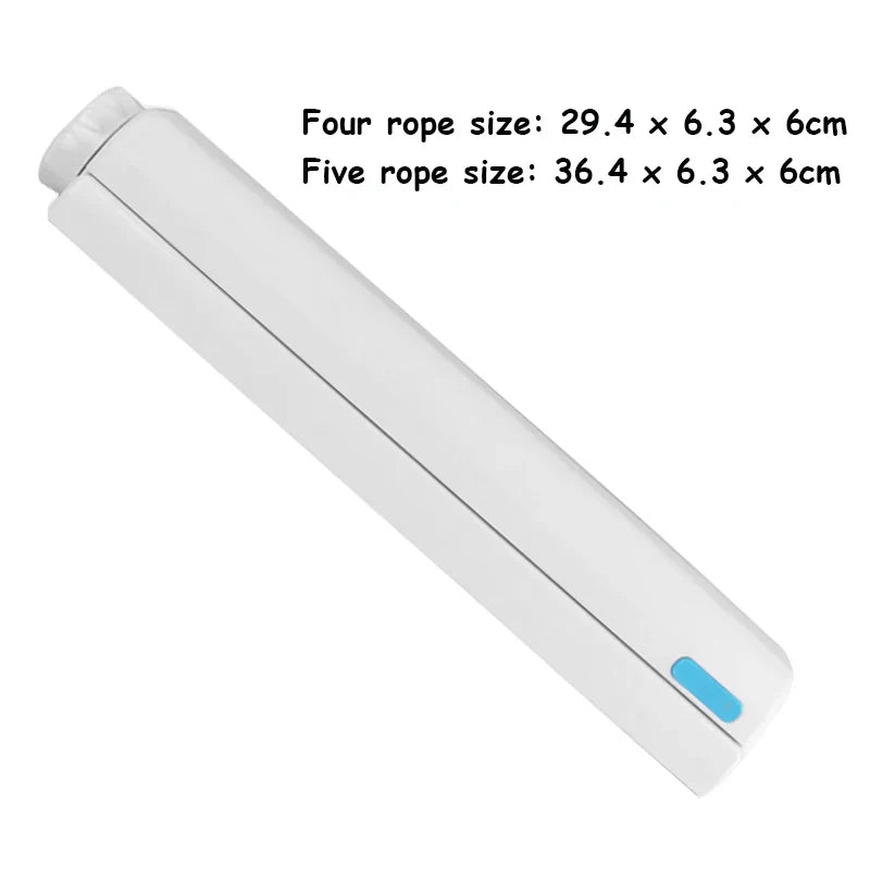 Retractable Indoor Clothesline: Wall-Mounted Drying Hanger Rack for Bathroom - Invisible Clothesline Solution