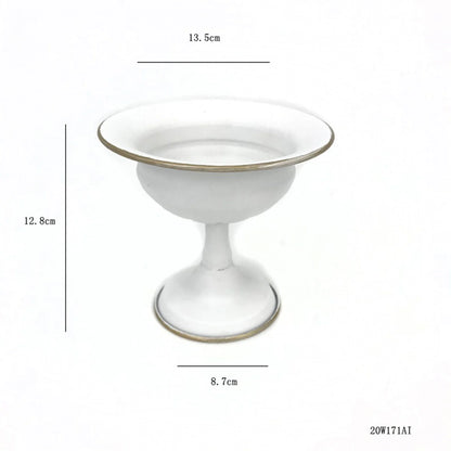 Metal Flower Vase & Candle Holder — Table Centerpiece for Wedding, Anniversary, Party & Hanging Decorations